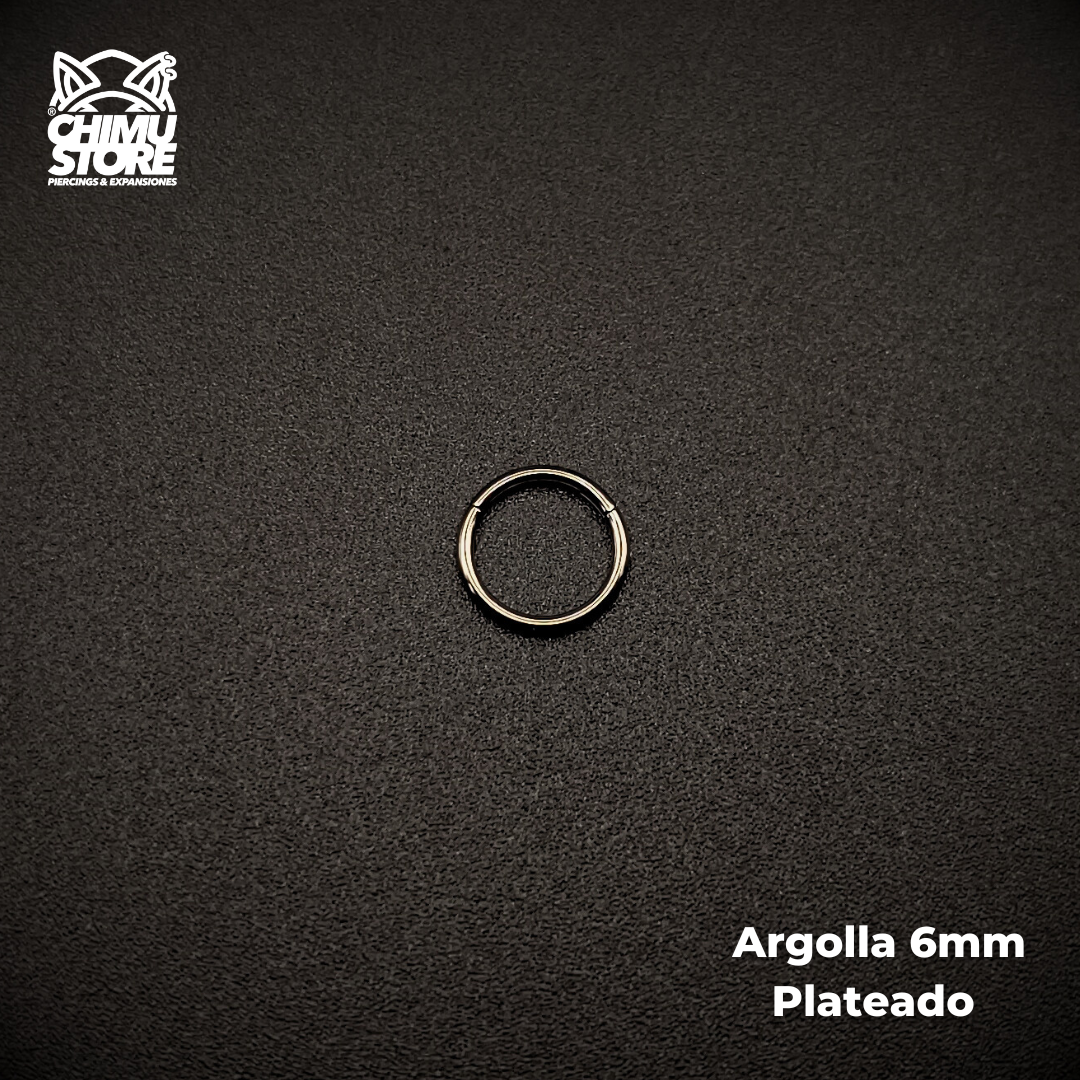 NEW Nostril Argolla Clicker Titanio G23 - Lisa (0,8mm y 1mm) (18G y 20G)