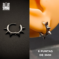 NEW Piercing Lobulo Acero Inoxidable - Puntas (1mm;8mm) (18G)