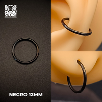 NEW Argollas Clicker Titanio G23 - Lisas Tamaño 12mm (1,2mm) (16G)