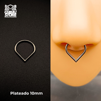 Argolla Clicker Titanio G23 - En Punta Liso (1,2mm) (16G)