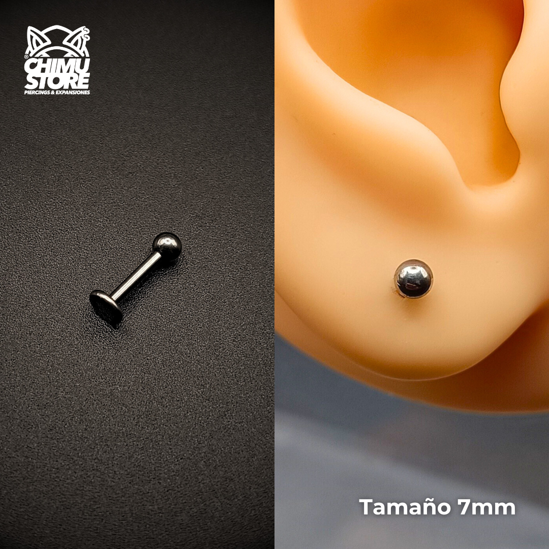 NEW Labret (HC) Titanio G23 - Bolita de 3mm (1,2mm) (16G)