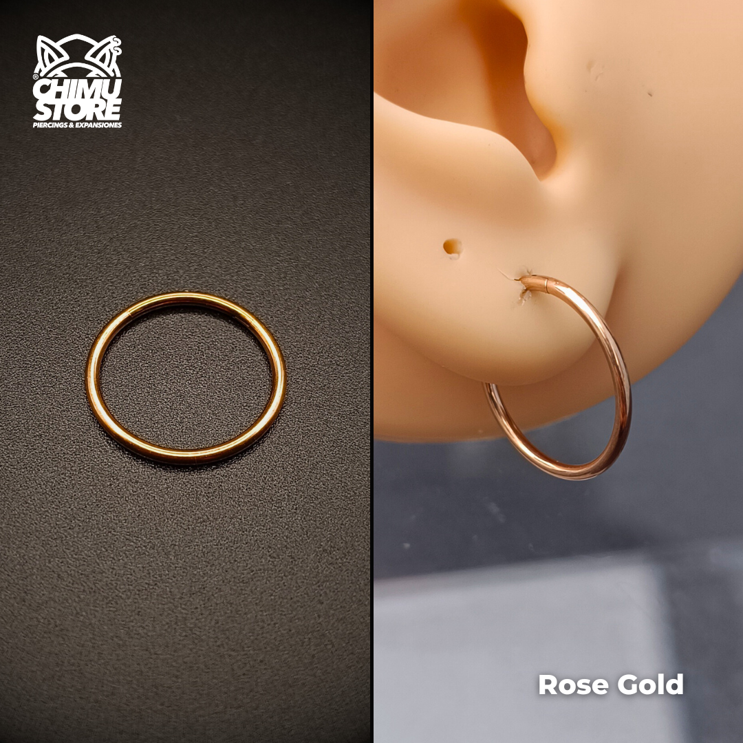 NEW Argollas Clicker Titanio G23 Tamano 14mm 1 2mm 16G Chimu Store Chile