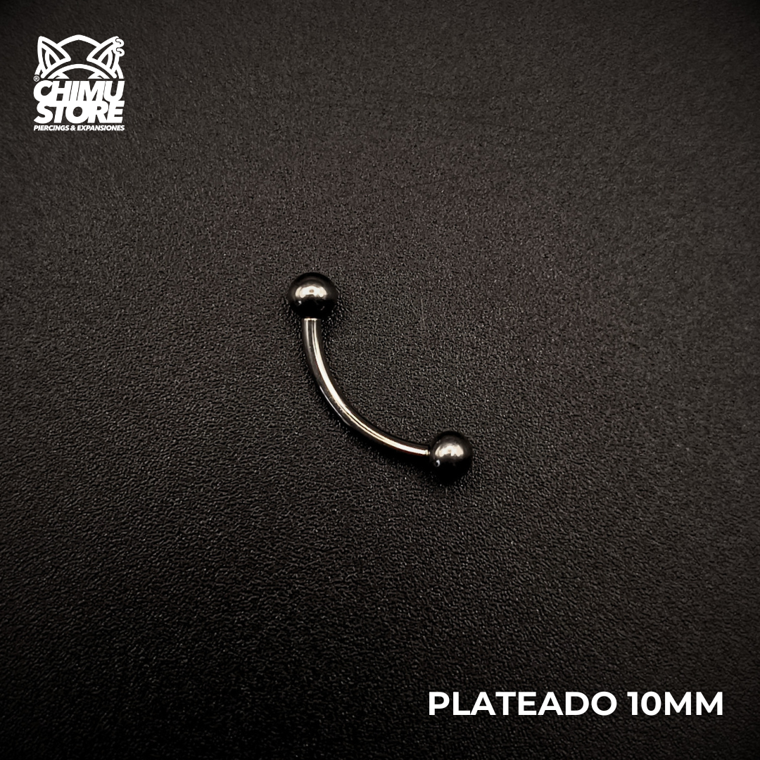 NEW Banana (HC) Titanio ASTM F-136 - Bolitas 3mm (1,2mm) (16G)