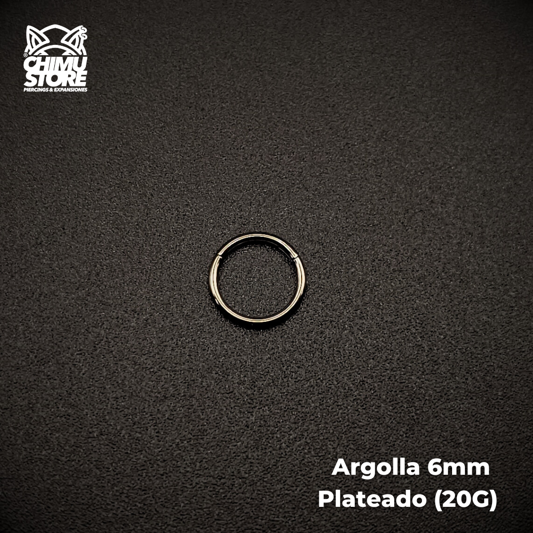 NEW Nostril Argolla Clicker Titanio G23 - Lisa (0,8mm y 1mm) (18G y 20G)