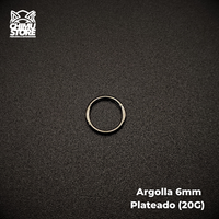 NEW Nostril Argolla Clicker Titanio G23 - Lisa (0,8mm y 1mm) (18G y 20G)