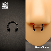 NEW Circular Barbell Titanio G23 - Puntas Tamaño 10mm (1,2mm) (16G)