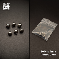 NEW Packs de Repuestos Bolita 3mm y 4mm - Rosca Interna Titanio G23 (1,2mm) (16G)