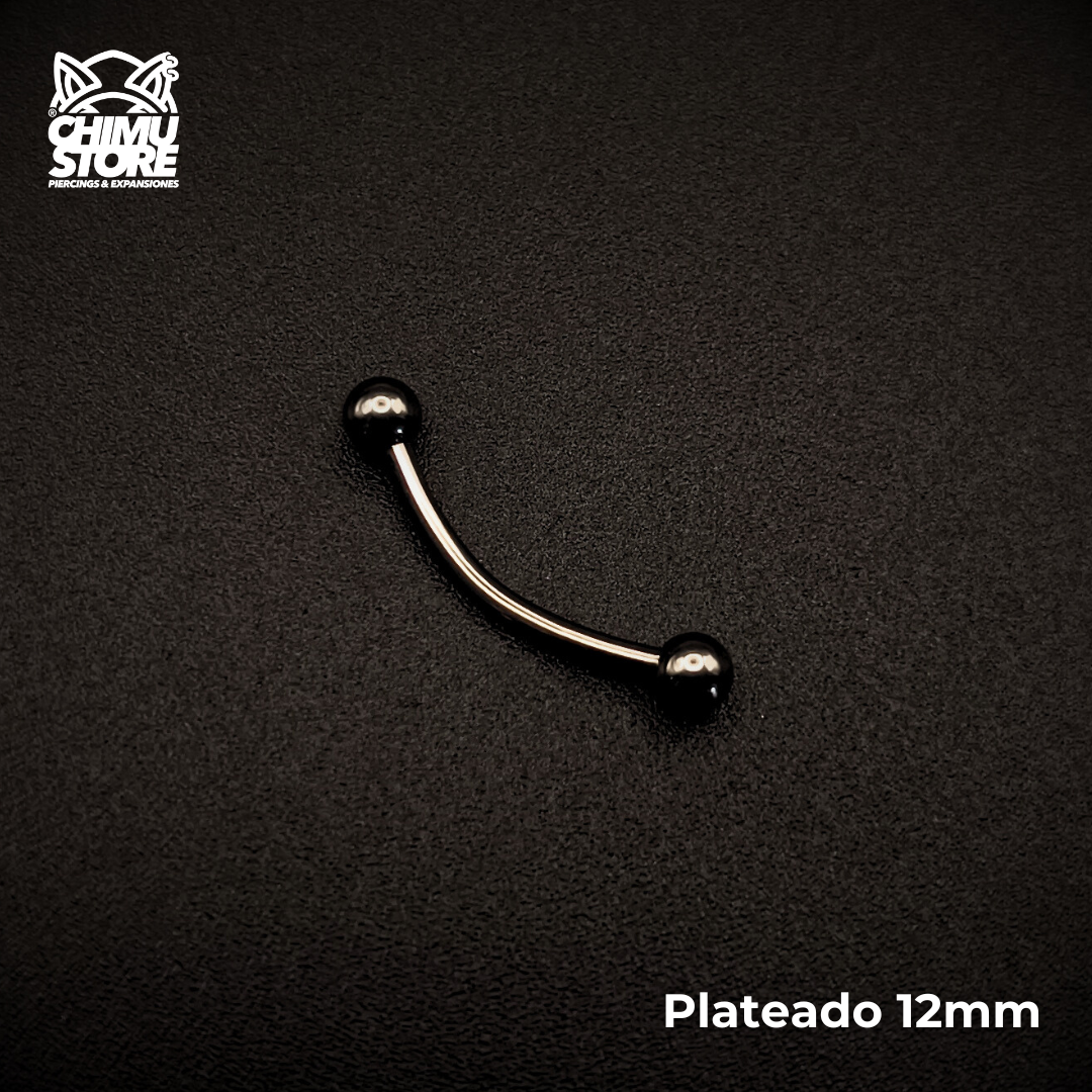 NEW Banana (RE) Titanio G23 - Bolitas 3mm Plateado (1,2mm) (16G)