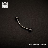 NEW Banana (RE) Titanio G23 - Bolitas 3mm Plateado (1,2mm) (16G)