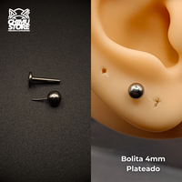 NEW Labret Push Pin Titanio G23 - Bolitas 3mm y 4mm (1,2mm) (16G)