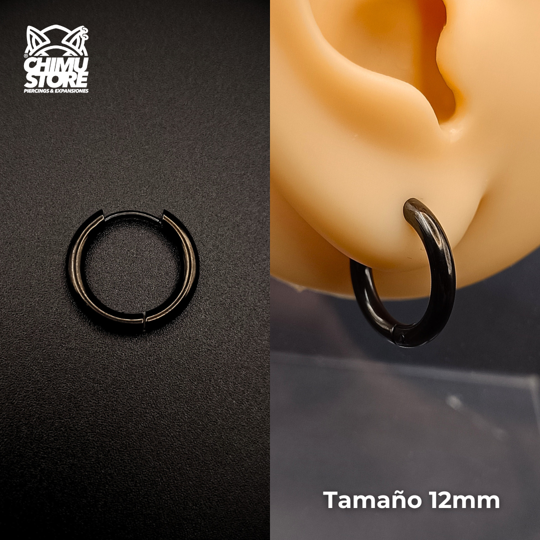 NEW Argollas para Colgantes Acero Inoxidable - Negras Grosor 2,5mm (1mm) (18G)