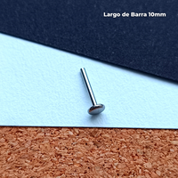 Barra de Labret Titanio ASTM F-136 - Rosca Interna (1,2mm) (16G)