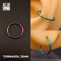 NEW Argollas Clicker Titanio G23 - Lisas Tamaño 12mm (1,2mm) (16G)