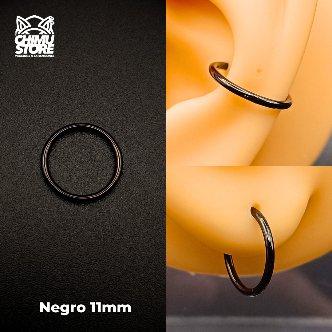 NEW Argollas Clicker Titanio G23 - Tamaño 11mm (1,2mm) (16G)