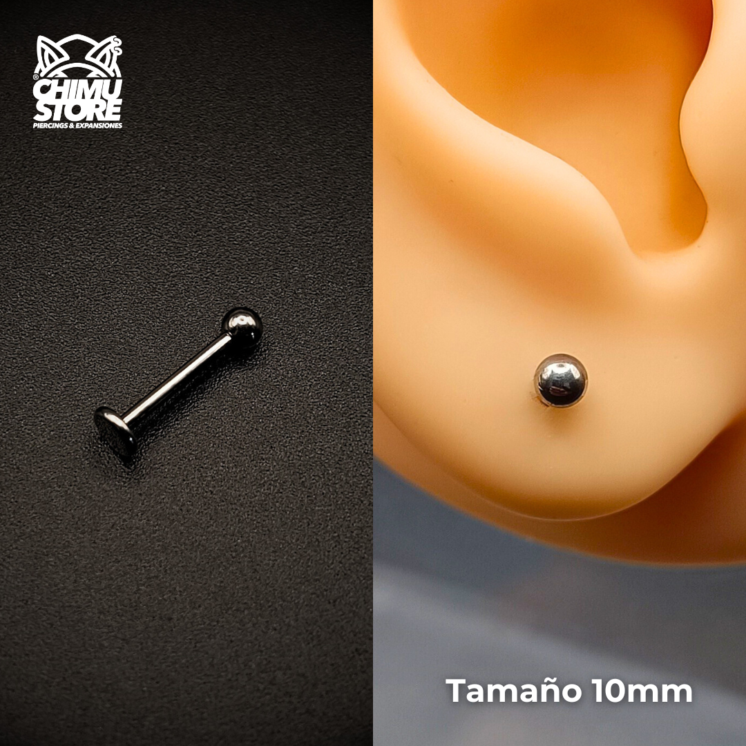 NEW Labret (HC) Titanio G23 - Bolita de 3mm (1,2mm) (16G)