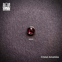Top de Microdermal Titanio G23 - Cristales 4mm (1,6mm) (14G)