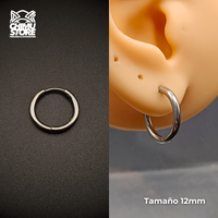 NEW Argollas para Colgantes Titanio G23 - Plateados Grosor 2mm
