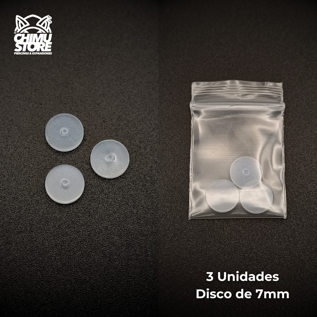 NEW Discos de Silicona - Para Barras de 20G, 18G, 16G y 14G