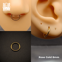 NEW Argollas Clicker Titanio G23 - Tamaño 8mm (1,2mm;16G)