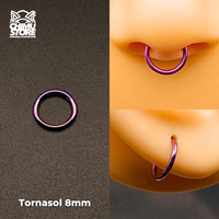NEW Argollas Clicker Titanio G23 - Tamaño 8mm (1,2mm) (16G)