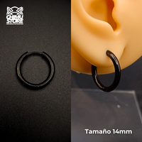 NEW Argollas para Colgantes Acero Inoxidable - Negras Grosor 2,5mm (1mm) (18G)
