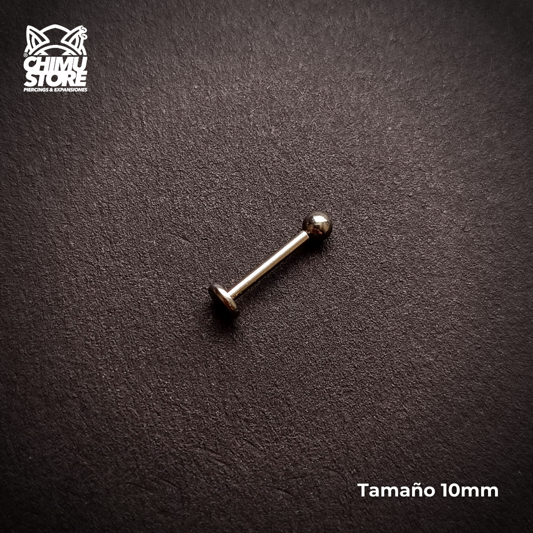 NEW Labret Rosca Interna Titanio G23 - Bolita de 3mm (1,2mm) (16G)