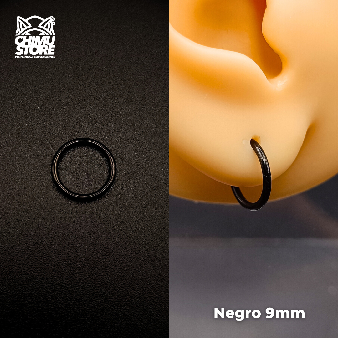 NEW Argollas Clicker Titanio G23 - Tamaño 9mm (1,2mm) (16G)