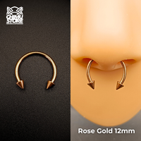 NEW Circular Barbell (RE) Titanio G23 - Puntas Tamaño 12mm (1,2mm;16G)