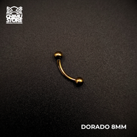 NEW Banana (HC) Titanio ASTM F-136 - Bolitas 3mm (1,2mm) (16G)