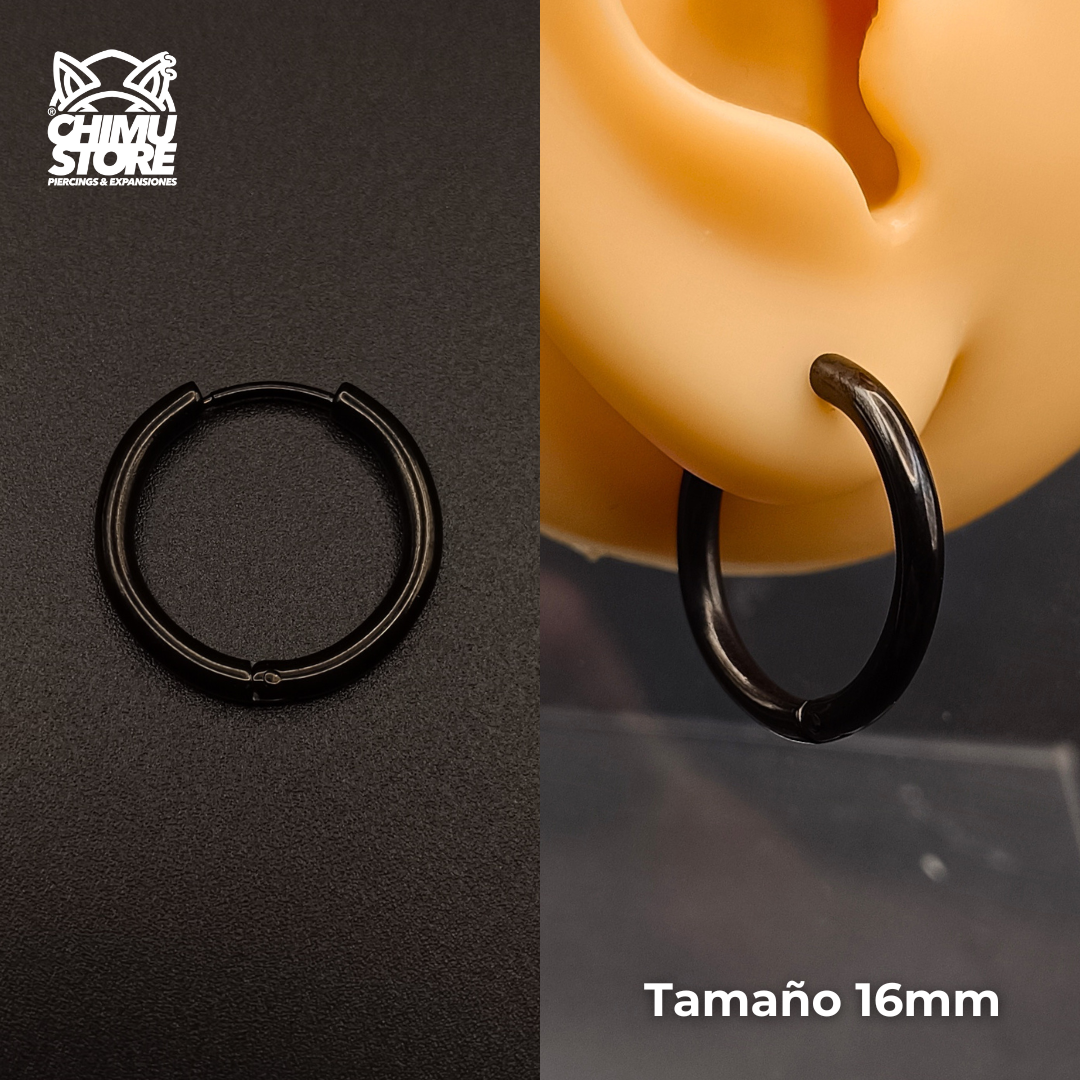NEW Argollas para Colgantes Acero Inoxidable - Negras Grosor 2,5mm (1mm) (18G)