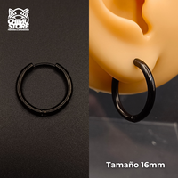 NEW Argollas para Colgantes Acero Inoxidable - Negras Grosor 2,5mm (1mm) (18G)