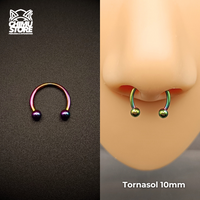 NEW Circular Barbell Titanio G23 - Tamaño 10mm (1,2mm;10mm) (16G)