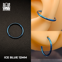 NEW Argollas Clicker Titanio G23 - Lisas Tamaño 12mm (1,2mm) (16G)