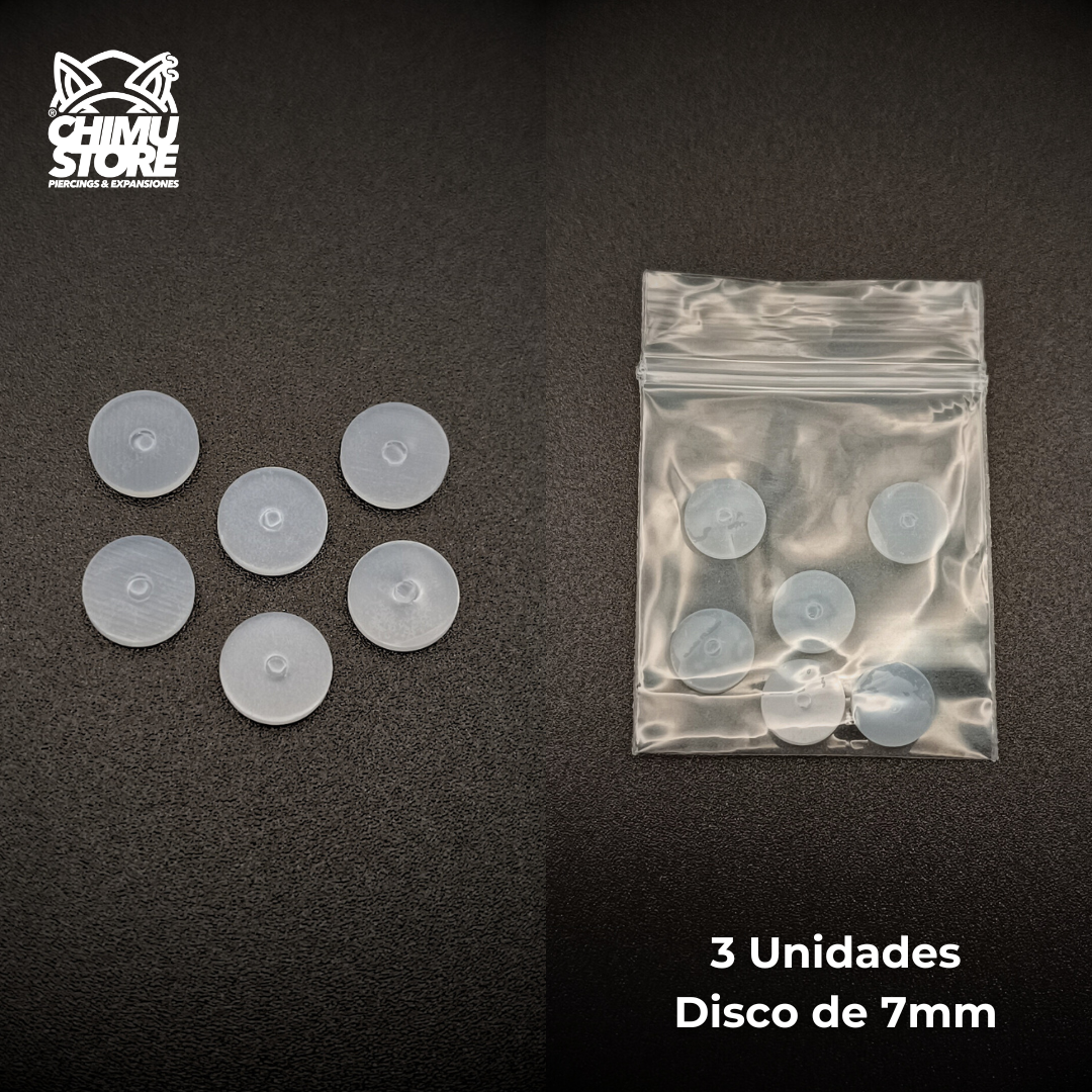 NEW Discos de Silicona - Para Barras de 20G, 18G, 16G y 14G