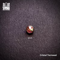 Top de Microdermal Titanio G23 - Cristales 4mm (1,6mm) (14G)