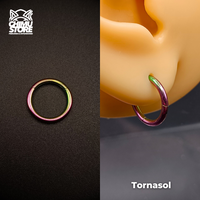 NEW Argollas Clicker Titanio G23 - Tamaño 10mm (1,6mm;10mm) (14G)