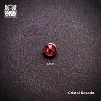 Top de Microdermal Titanio G23 - Cristales 4mm (1,6mm) (14G)