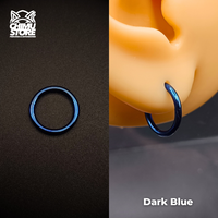 NEW Argollas Clicker Titanio G23 - Tamaño 10mm (1,6mm;10mm) (14G)