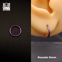 NEW Argollas Clicker Titanio G23 - Tamaño 9mm (1,2mm) (16G)