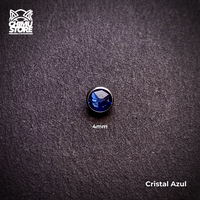 Top de Microdermal Titanio G23 - Cristales 4mm (1,6mm) (14G)