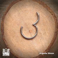 Argolla Clicker Titanio ASTM F-136 - Lisas (1,2mm) (16G)
