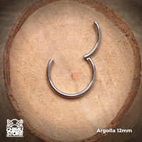 Argolla Clicker Titanio ASTM F-136 - Lisas (1,2mm) (16G)
