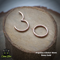 REP Argollas Clicker Titanio G23 - Tamaño 9mm (1,2mm;16G)
