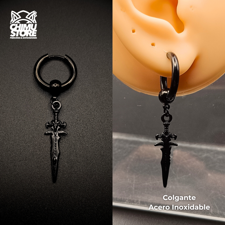 NEW Colgante Acero Inoxidable - Espada Frostmourne Rey Exanime (1mm;12mm) (18G)