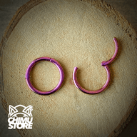 REP Argollas Clicker Titanio G23 - Tamaño 8mm (1,2mm;16G)