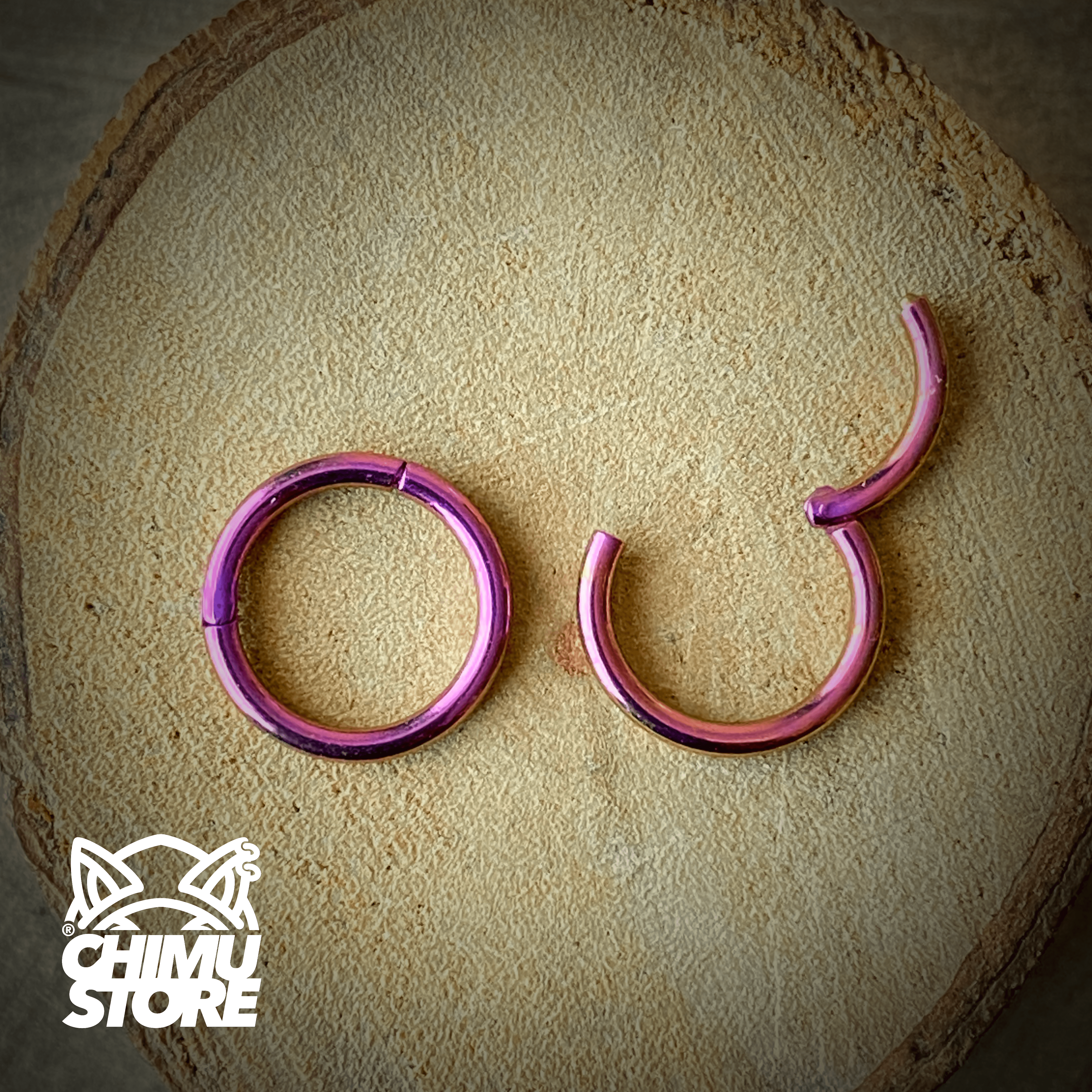 REP Argollas Clicker Titanio G23 - Tamaño 8mm (1,2mm;16G)