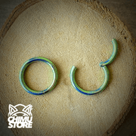 REP Argollas Clicker Titanio G23 - Tamaño 8mm (1,2mm;16G)
