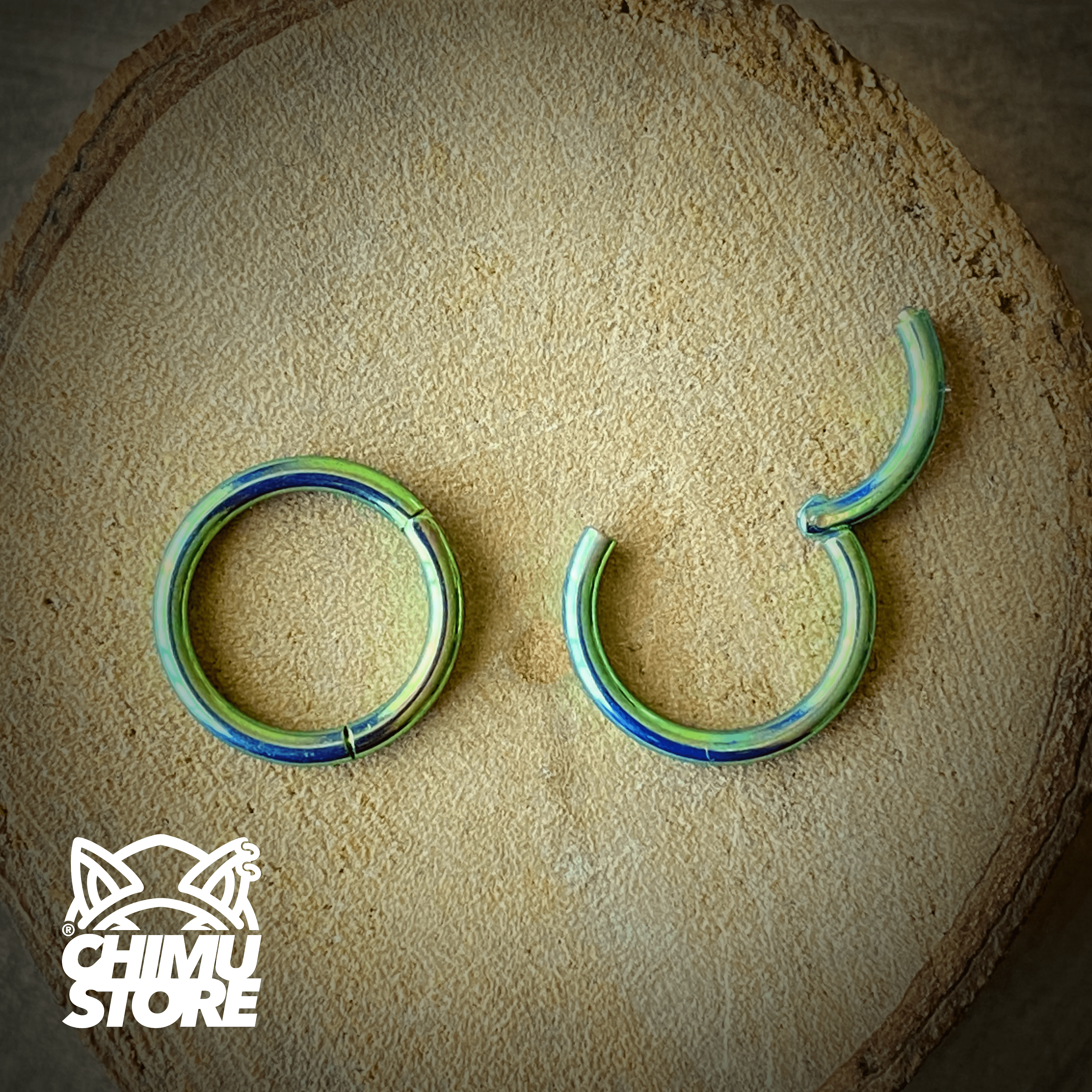 REP Argollas Clicker Titanio G23 - Tamaño 8mm (1,2mm;16G)