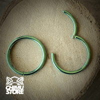 Argollas Clicker Titanio G23 - Tamaño 12mm (1,2mm) (16G)
