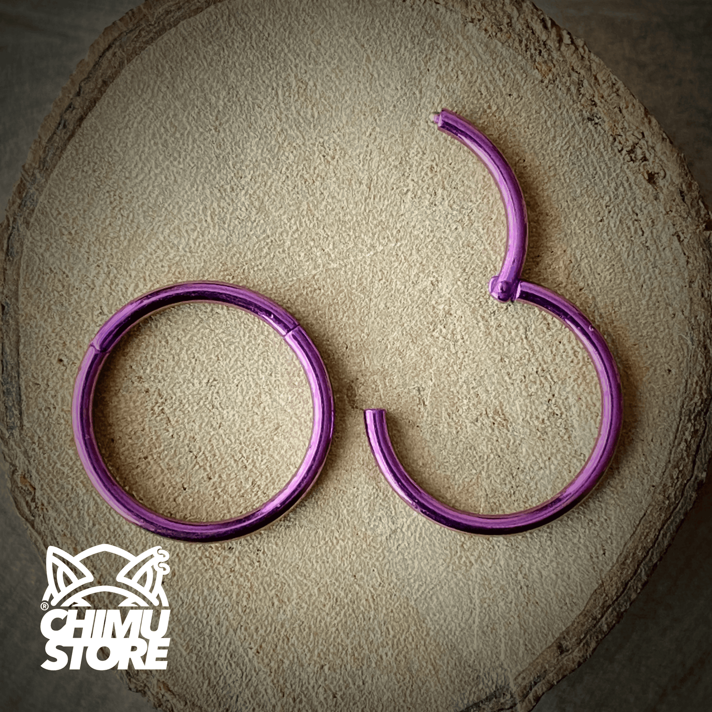 Argollas Clicker Titanio G23 - Tamaño 12mm (1,2mm) (16G)